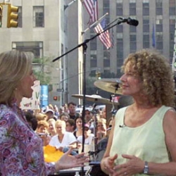 Pictured with Carole are: (L-R) Katie Couric and Shawn Pelton. Photo by Bonnie Gallanter