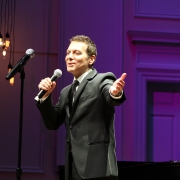 Michael Feinstein performing "Music".  Photo by Elissa Kline