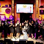 Siedah Garrett sang "I Feel The Earth Move" & "Way Over Yonder" with Nolan Williams Jr. & the Voices of Inspiration.  Photo by Elissa Kline